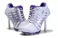 nike dunk talons hauts femmes blance purple